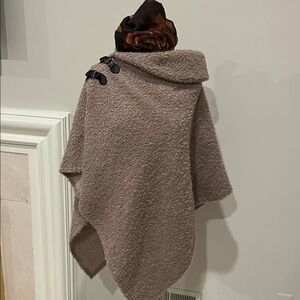Elegant Taupe Cape for Women